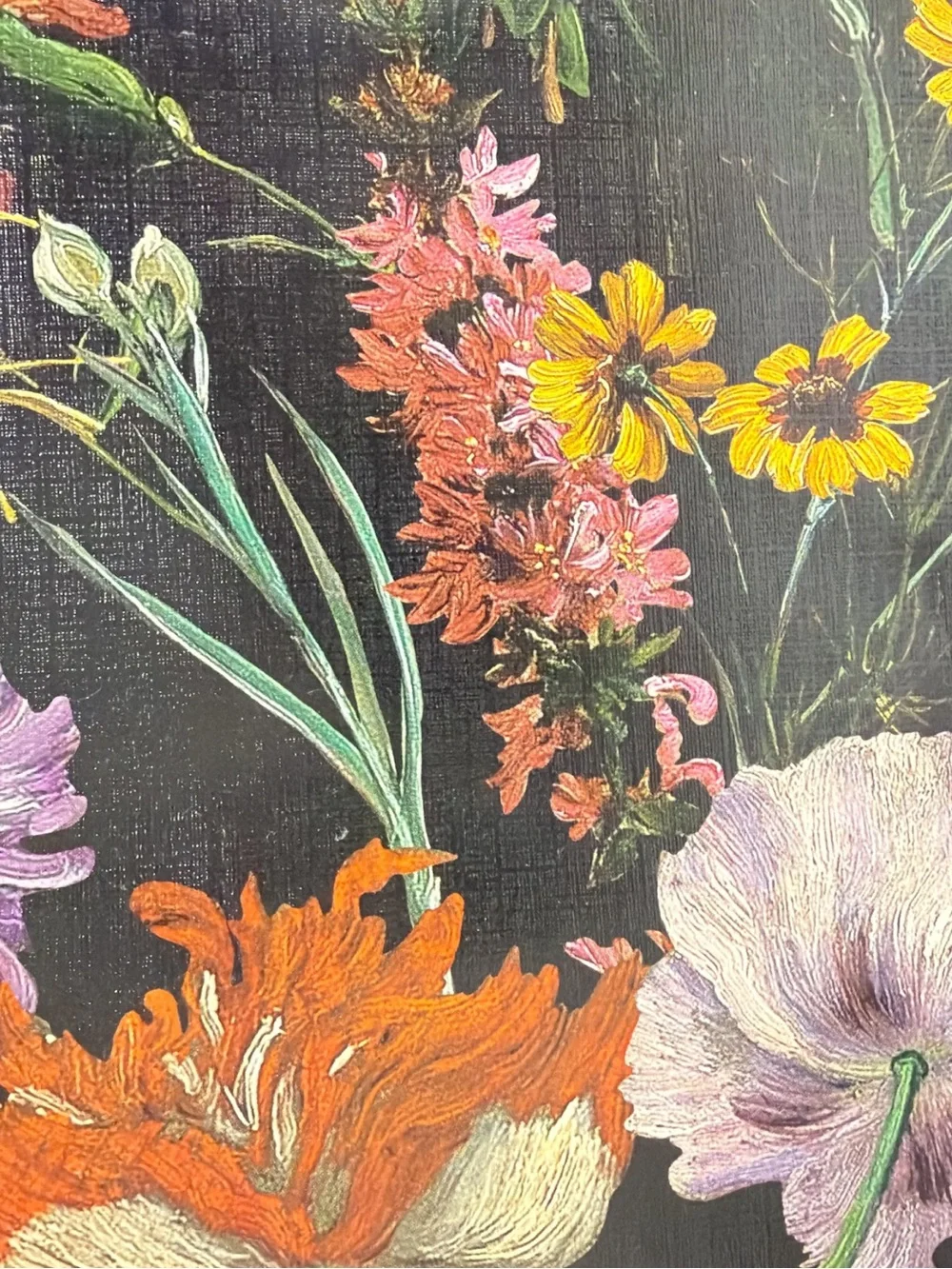 Anthropologie Lane Wallpaper UB8141 Floral Black Botanical 2 Rolls 99 Sq Ft